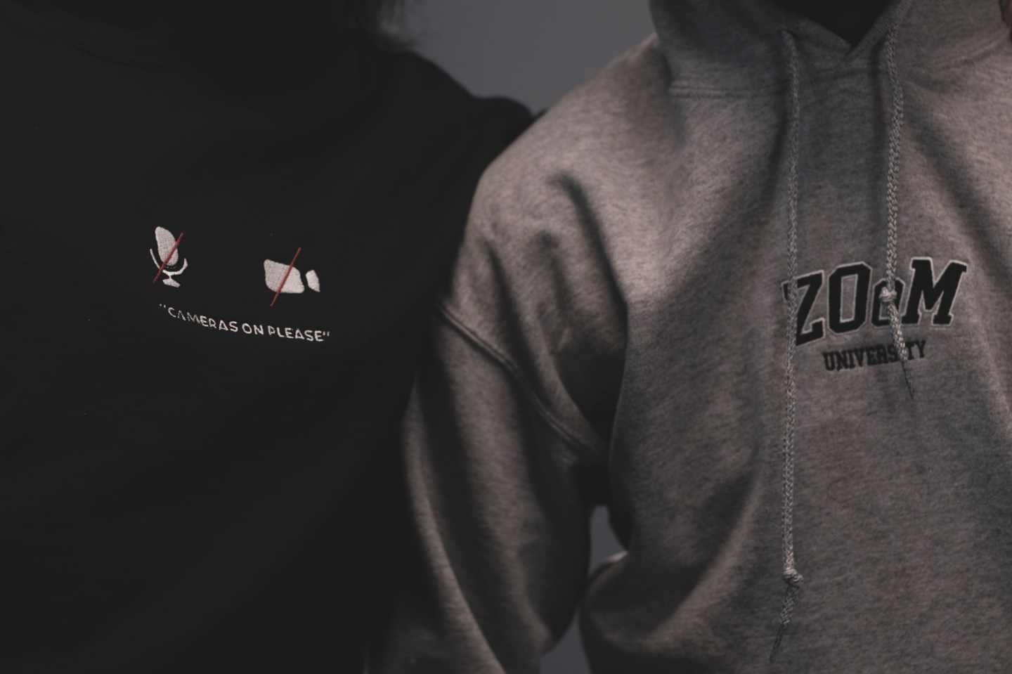 Campaign detail showing Scammer University’s online-class inspired apparel.